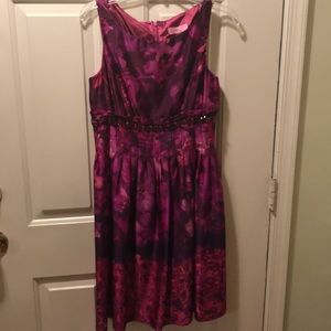 Purple Jeweled Dress